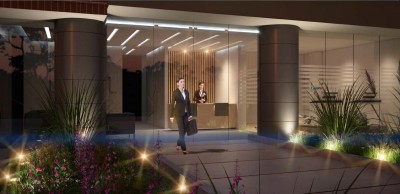Render entrada Fonttana 105 proyecto cgr constructores