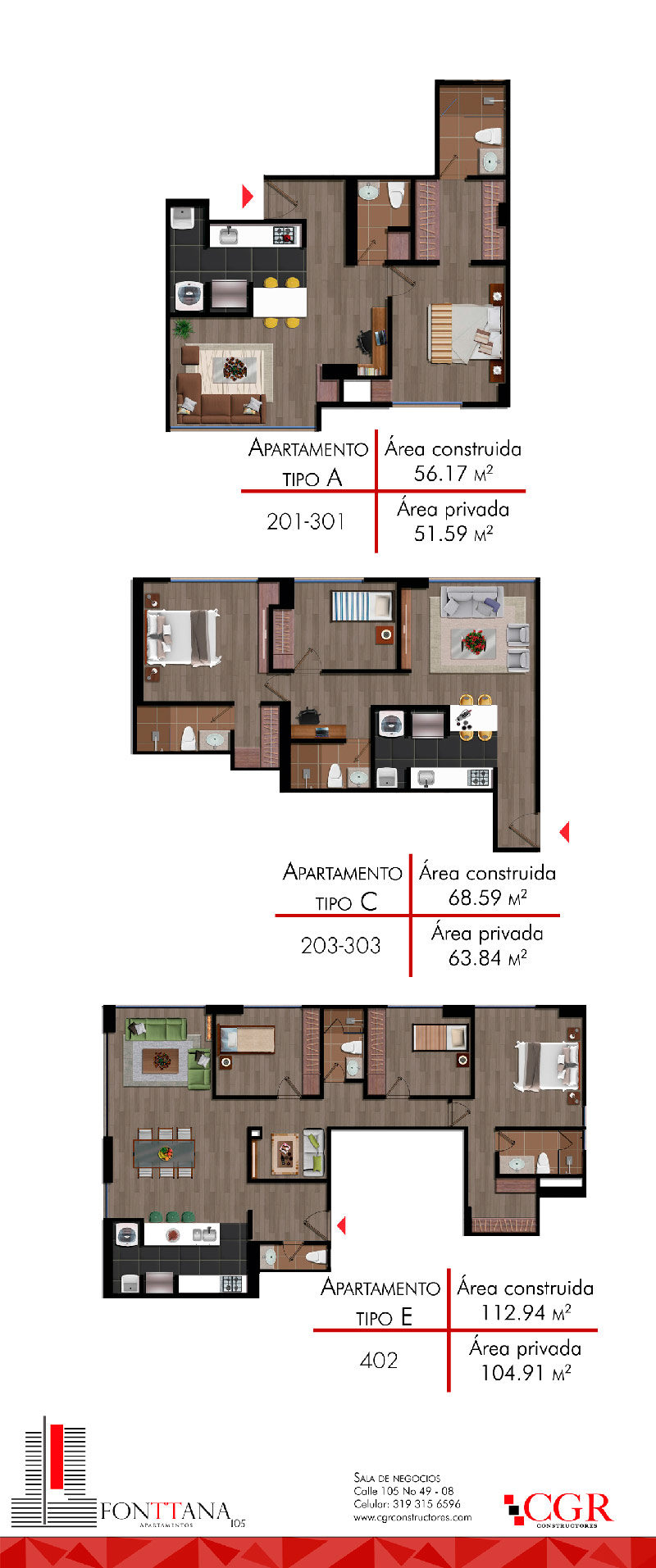 Proyecto Apartamentos Fonttana