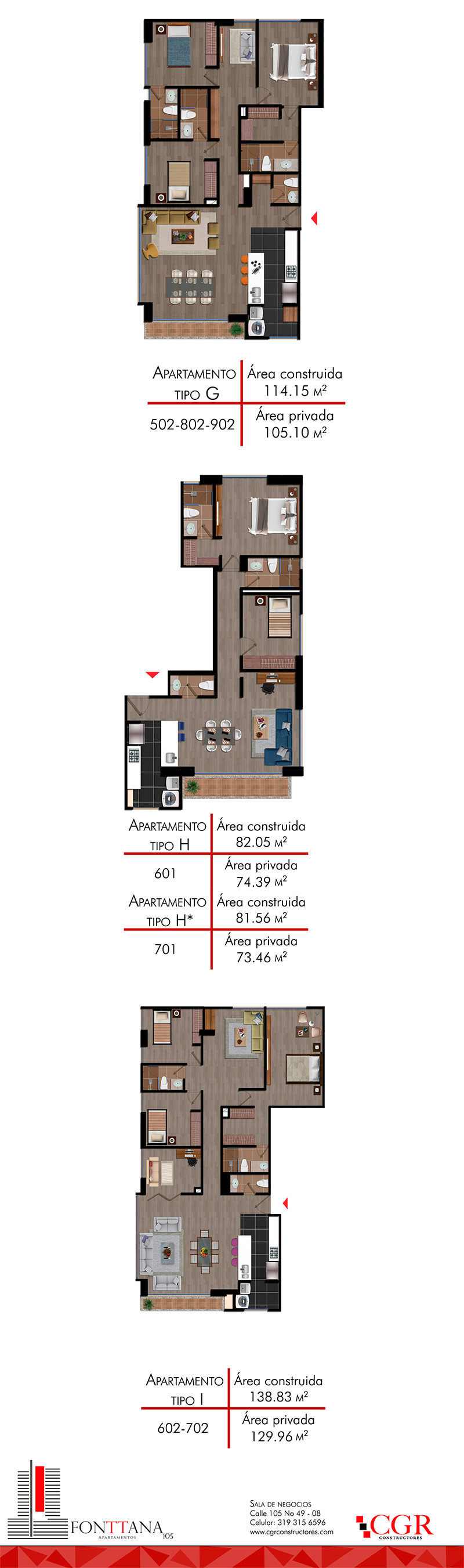 Proyecto Apartamentos Fonttana