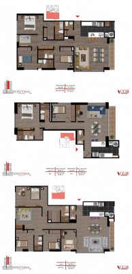 planos apartamentos fonttana 105 CGR Constructores